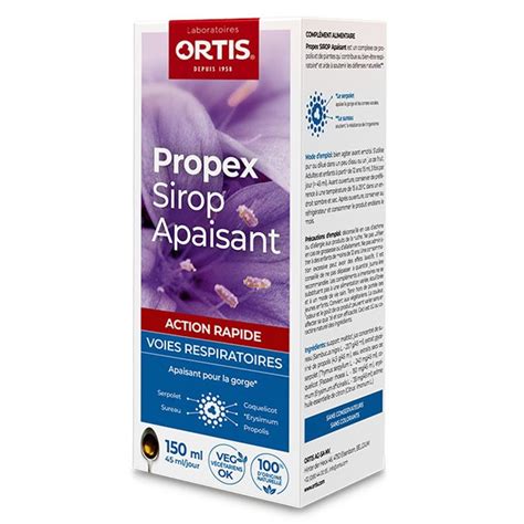 Ortis Propex Sirop Apaisant 200ml Pas Cher