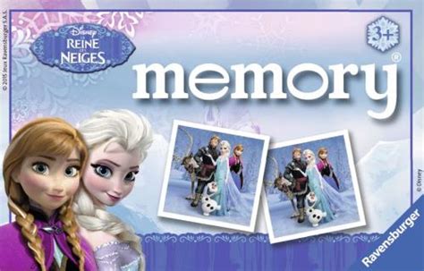 Memory Ravensburger Frozen La Reine des Neiges Loto mémo et domino