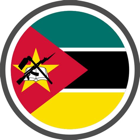 Mozambique Flag Round Circle icon SVG Vector & PNG Free Download | UXWing