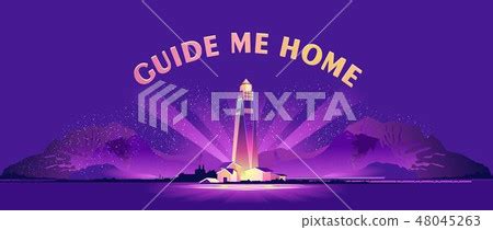 Lighthouse Hope Sailor Stock Illustration 48045263 PIXTA