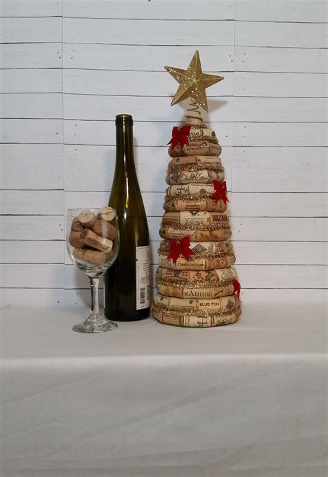 Cork Tree Cork Christmas Tree Wine Cork Tree Wine Cork Etsy Cork