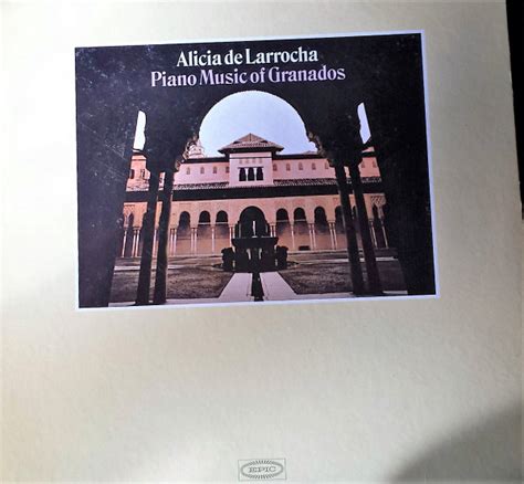 Alicia De Larrocha – Piano Music Of Granados (Vinyl) - Discogs