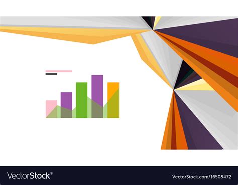 Modern triangle presentation template Royalty Free Vector