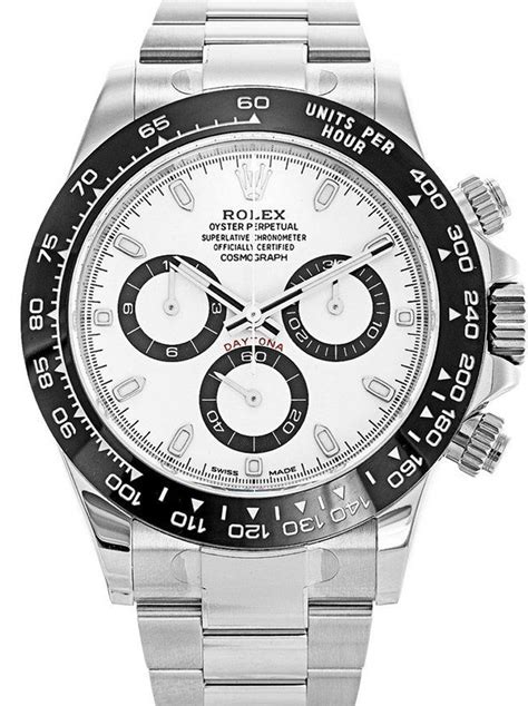 Superclone Rolex Daytona Panda Mm White Dial Ln