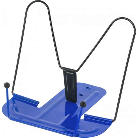 Подставка для книг ЮНЛАНДИЯ ПРЕМИУМ синяя металлическая 237823 ...