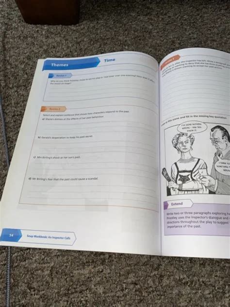 AN INSPECTOR CALLS AQA GCSE 9 1 English Literature Workbook Ideal For