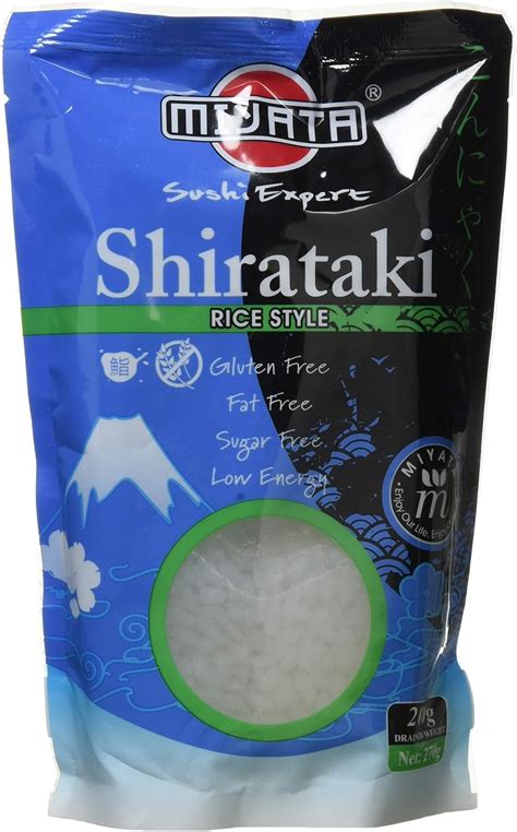 Miyata Shirataki Low Carb Konjak Flour Noodles Rice Pack Of 12