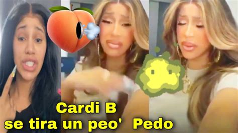 Cardi B Se Tira Un Peo Pedo En Pleno Live Que Mal Olor Mira Su