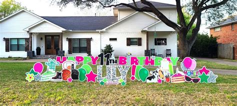 Birthday Yard Signs - The Sign Elf - Dallas - Dallas TX, Addison ...