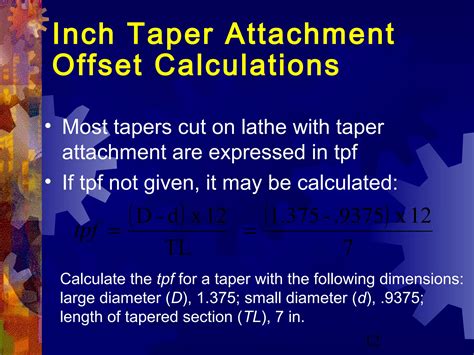 Taper Turning Formula 5