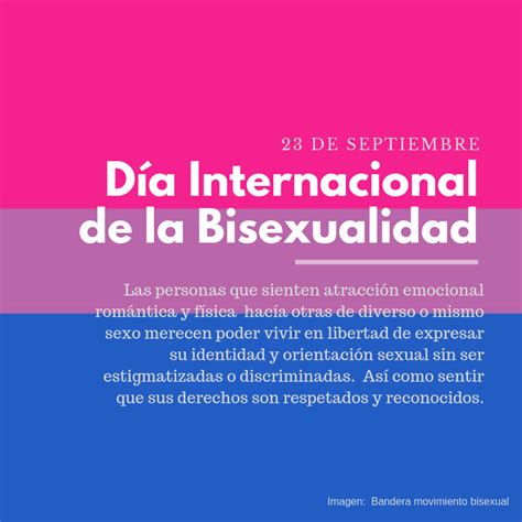 Día Internacional De La Bisexualidad Una Fecha Para Recordar La