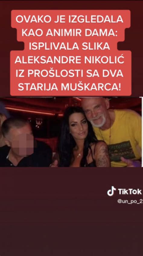 Isplivala Skandalozna Fotka Aleksandre Nikoli Internetom Kru E