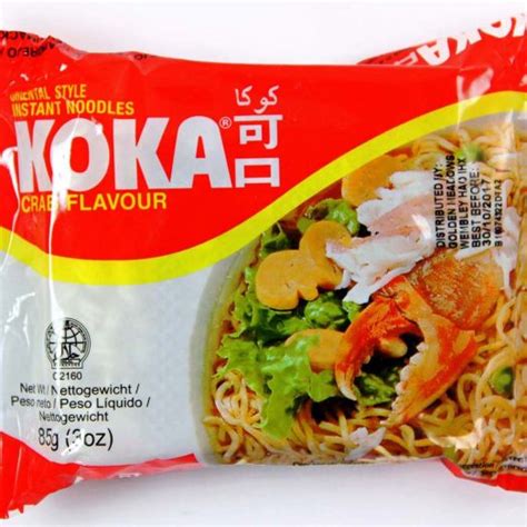 Koka Crab Flavour Noodles 85g Asian Dukan