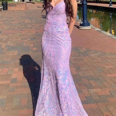 Beautiful Jovani Mermaid Prom Dress Backless And Can Depop