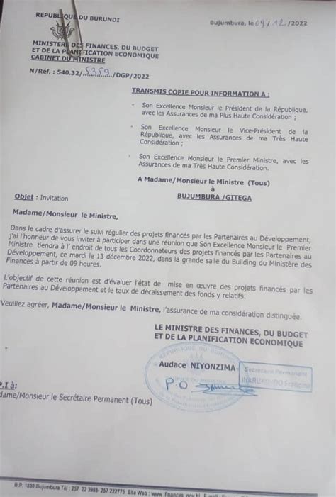 Ikiriho On Twitter Burundi Les Coordonnateurs Des Projets Financ S