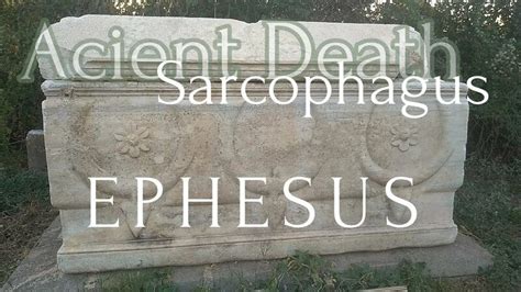 The Sarcophagi In The Ancient Ephesus Ruins Efes Mezar Lahitleri