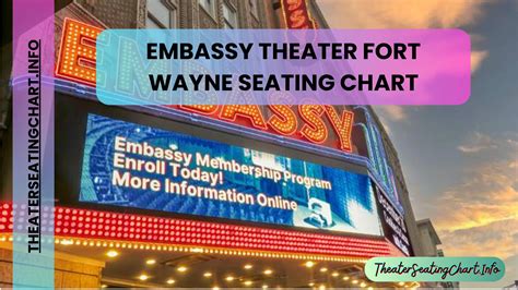 Embassy Theater Fort Wayne Seating Chart Guide To A Memorable Experience