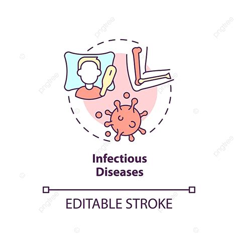 Infectious Diseases Vector Hd Images Infectious Diseases Concept Icon