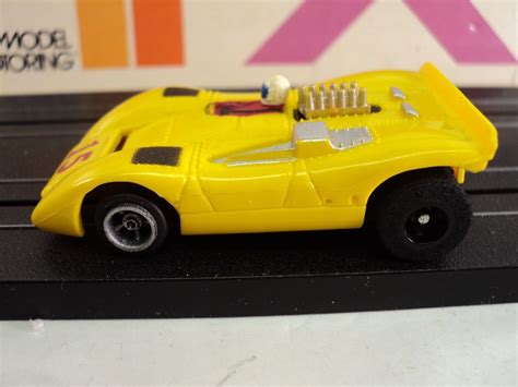 Aurora Afx Ferrari 612 In Yellow 15 From 1971 No Wing Version Sharp