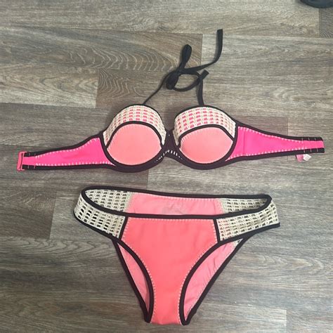 Victorias Secret Hot Pink Bikini Set Gem