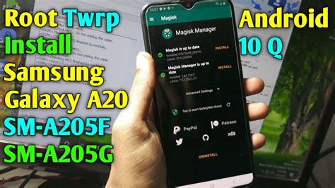 How To Root Twrp Install Samsung A Sm A F Sm A G Android Q