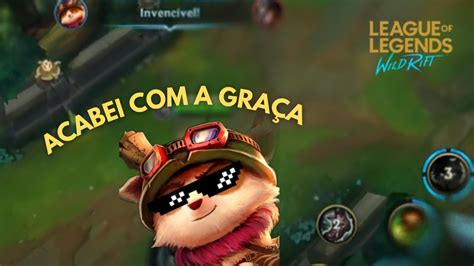 Mono Teemo Wild Rift Adc Desacreditaram E Pagaram Com A Lingua Rumo