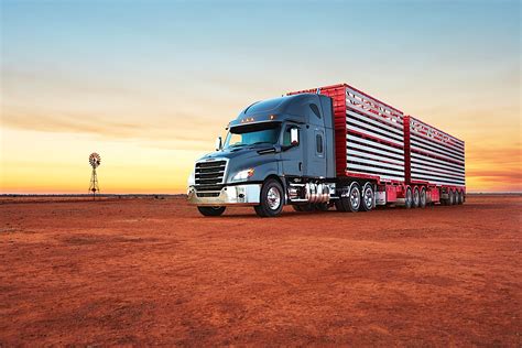 Australian Road Trains Welcome the Freightliner Cascadia - autoevolution