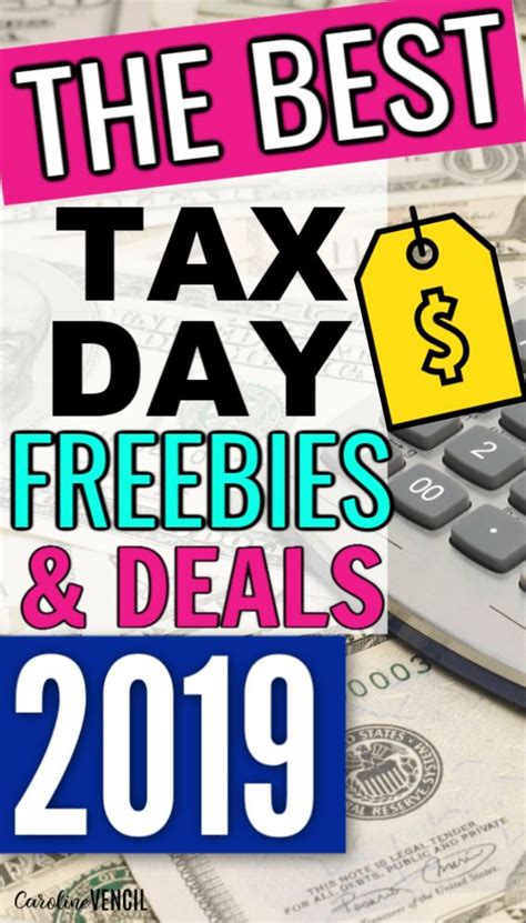 Tax Day Freebies 2019 | Saving money frugal living, Mom saving, Money ...