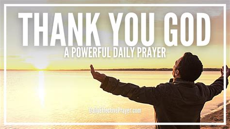 Prayer To Thank God For Working Miracles In Your Life Thanksgiving