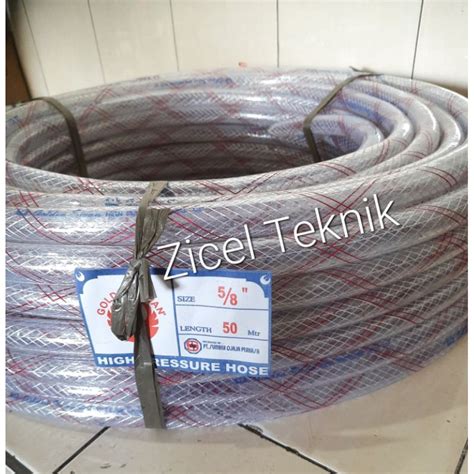 Jual Selang Nilon Pvc Serat Benang Hyprex 5 8 Golden Swan Shopee