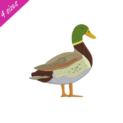 Mallard Duck Rg Embroidery Designs