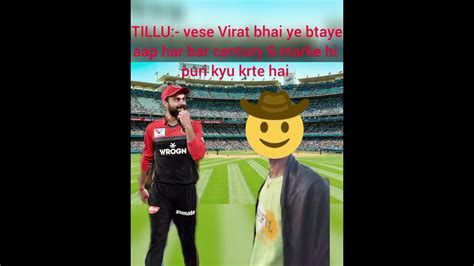 Virat Kohli Interview After Rcb Vs Srh By Tillu 😀😀 Edit By Baba Tillu