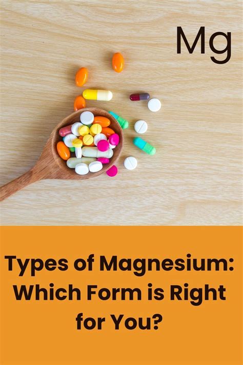 Typemagnesium Types Types Of Magnesium Magnesium For Anxiety How Much