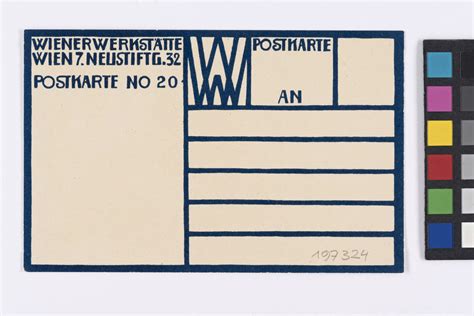 Postkarte Der Wiener Werkst Tte Nr Osterkarte Wien Museum Online