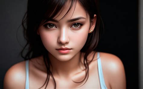 Asian Woman Wallpaper 4k Beautiful Girl Ai Art