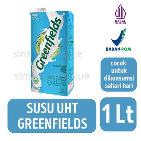 Jual Susu Uht Greenfield Full Cream 1 Liter Kota Malang Sinsin