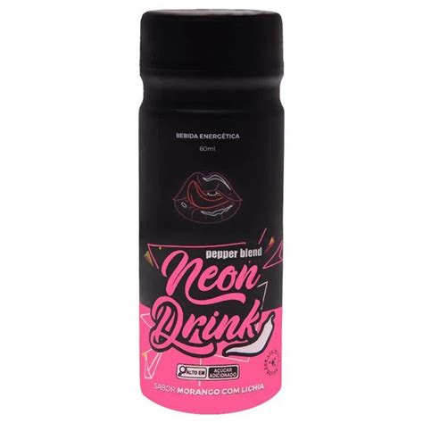 Neon Drink Bebida Energ Tica Morango Lichia Ml Pepper Blend Distribuidora Hot Flowers