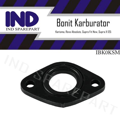 Jual Ebonit Bonit Fiber Insulator Karburator Manipul Supra X