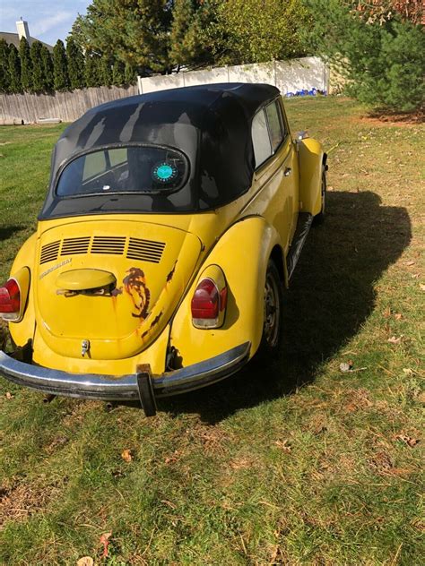 1971 Volkswagen Beetle Classic Super Beetle Convertible Karmann For