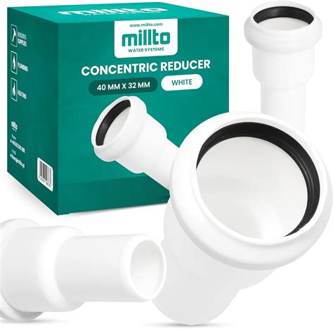 Millto Riduzione Inversa 40 X 32 Mm Riduttore Per Tubi Di Riduzione