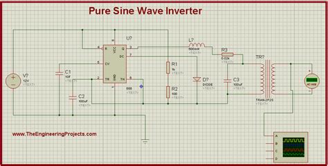 Rangkaian Inverter Gelombang Sinus Murni Dengan IC555