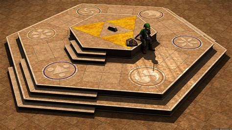 Temple Of Time 3d Zelda Ocarina Of Time By Robbienordgren On Deviantart