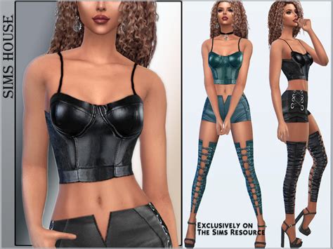 The Sims Resource Leather Shorts