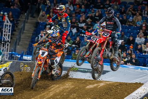 Indianapolis Supercross Main Event Race Results Motocross