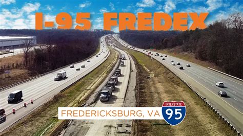 I 95 Express Lanes Fredericksburg VA FredEx Project Update YouTube