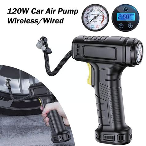 Pompe Air Lectrique Sans Fil Pour Voiture Compresseur D Air Portable