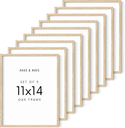 Haus And Hues 11x14 Wood Picture Frame Set Of 9 11x14