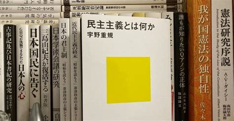 当たり前になった今だからこそ考える―「民主主義とは何か」宇野重規著｜タイガ ー政治とか読書とかお酒とか好きな人ー