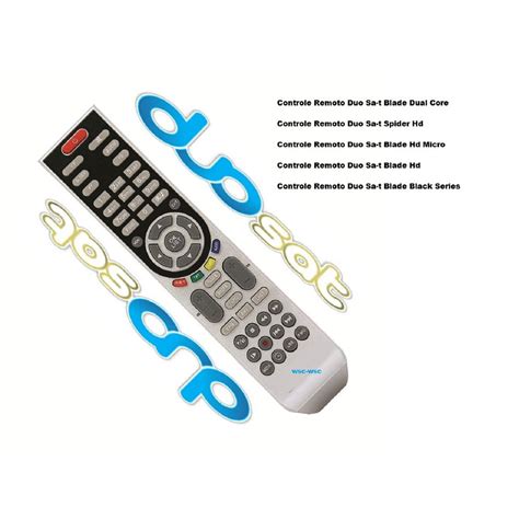 Controle Remoto Para Receptor Duosat Blade Hd Micro ENVIO IMEDIATO