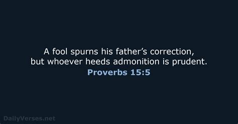 November 24 2024 Bible Verse Of The Day NCB Proverbs 15 5